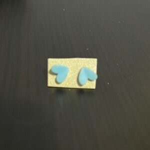 Blue Heart Earrings Fashion Jewelry Valentine's Day Romantic Feminine Jewellery
